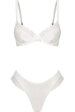Kat The Label Amelie Set Ivory | Lingerie | Underwire Sets