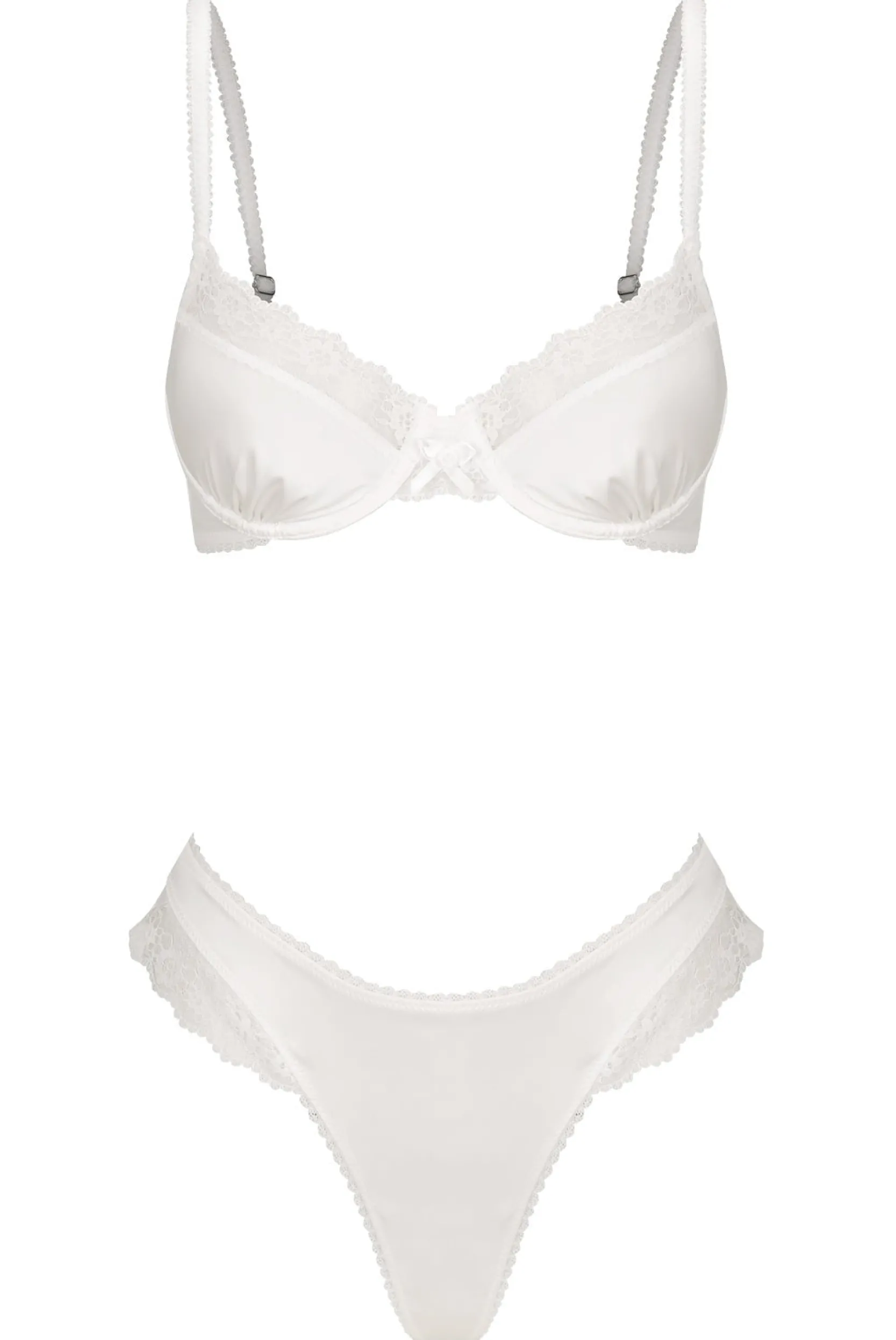 Kat The Label Amelie Set Ivory | Lingerie | Underwire Sets