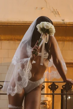 Kat The Label Amore Lace Veil | Bridal Accessories | Bridal