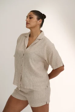 Kat The Label Arlo Short Sleeve Shirt | Camis