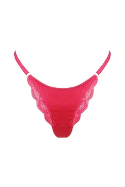 Kat The Label Bowie Thong Hot Pink | Thongs