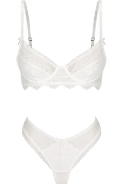 Kat The Label Brodie Set White | Underwire Sets