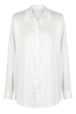 Kat The Label Celine Shirt Ivory | Camis