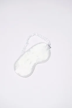 Kat The Label Daphne Satin Sleep Mask White | Gifts | Bridal Accessories