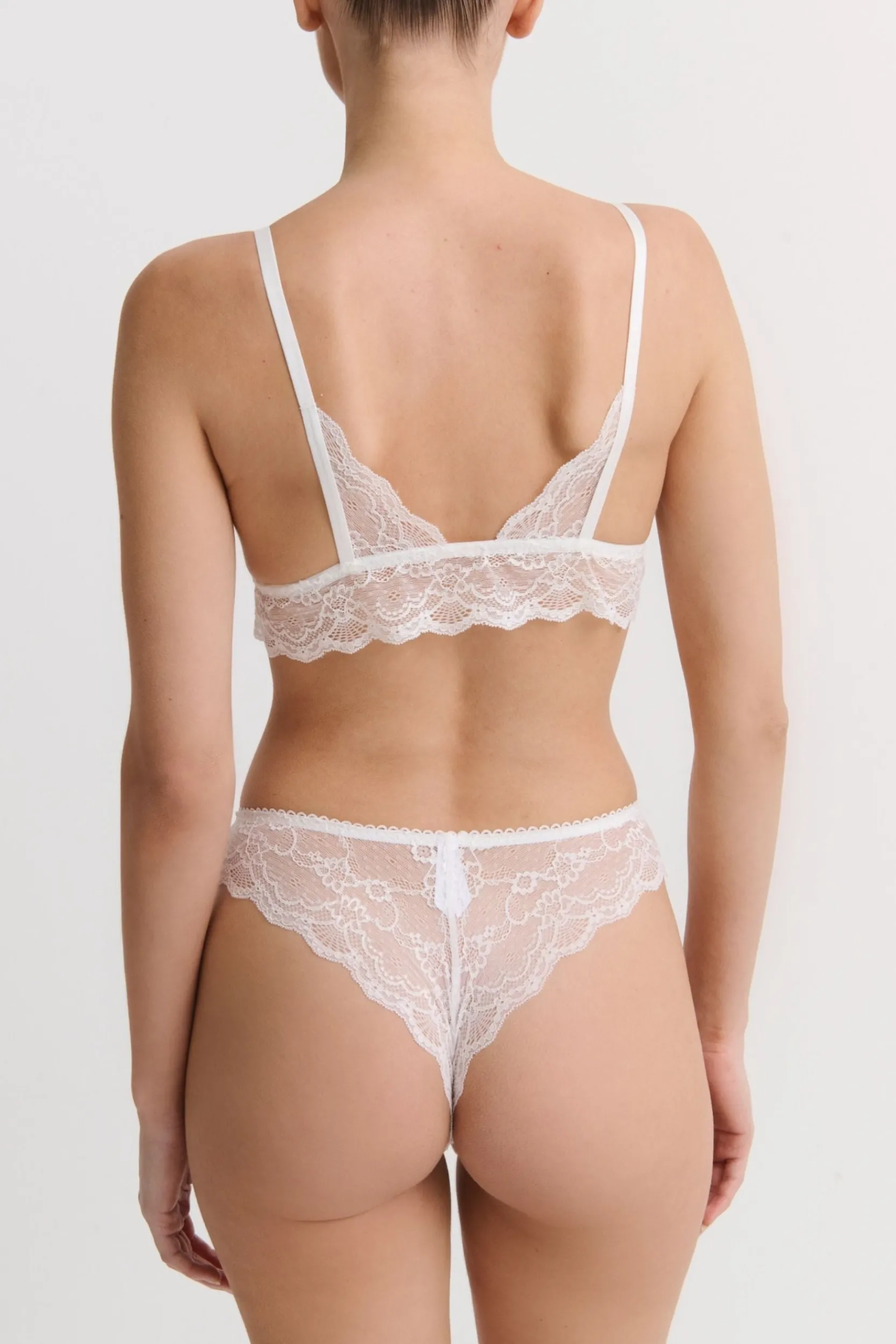 Kat The Label Ella Set White | Bralette Sets