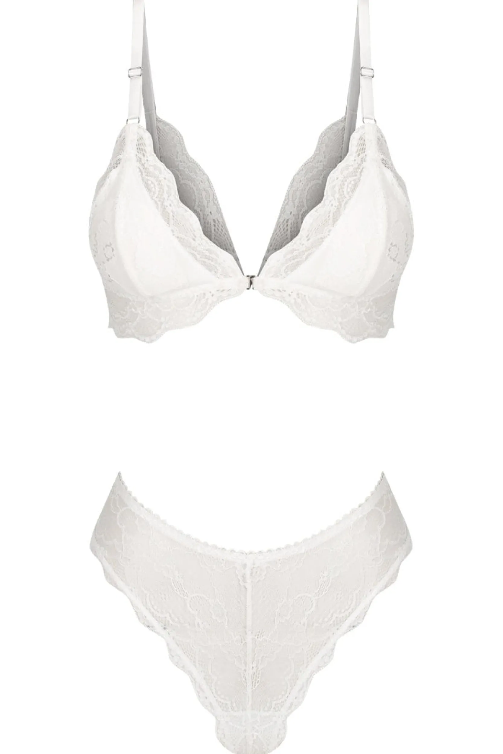 Kat The Label Ella Set White | Bralette Sets