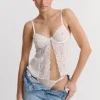 Kat The Label Elle Camisole Ivory | Camis