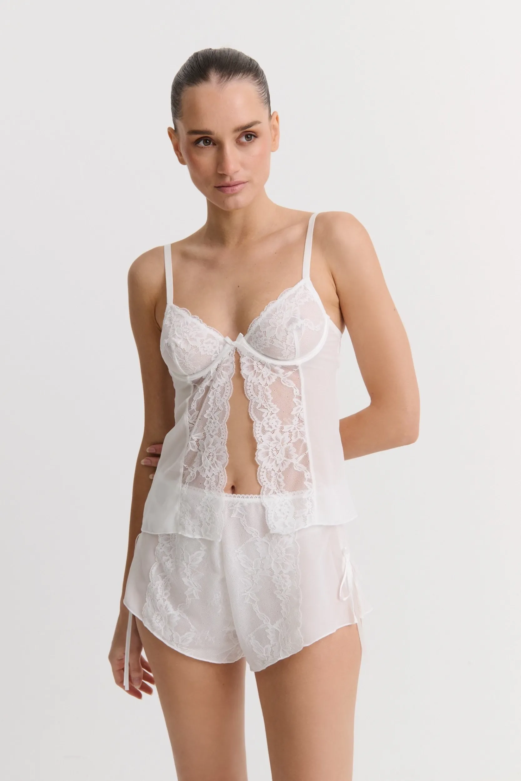 Kat The Label Elle Camisole Ivory | Camis