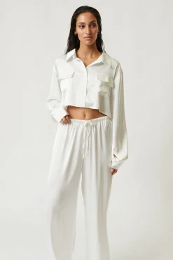 Kat The Label Gracie Pant Ivory | Shorts