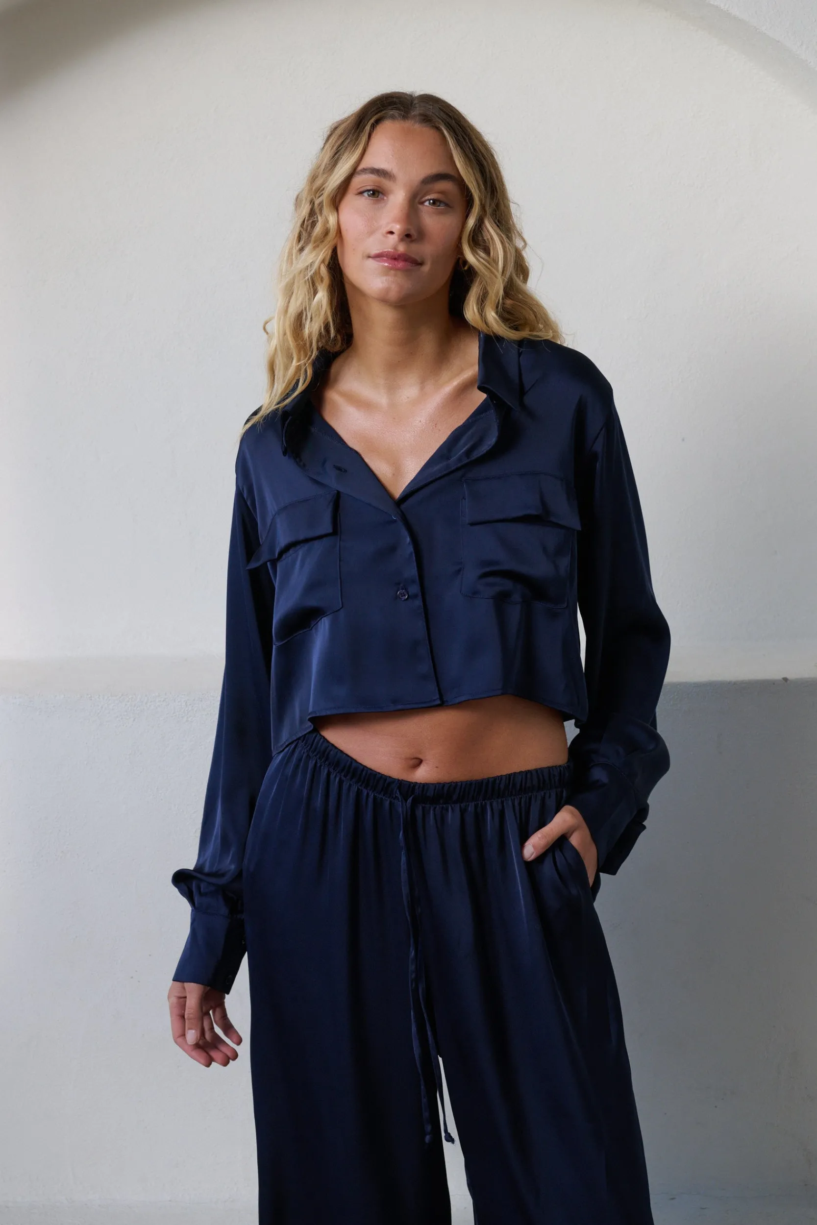 Kat The Label Gracie Shirt Ink | Camis