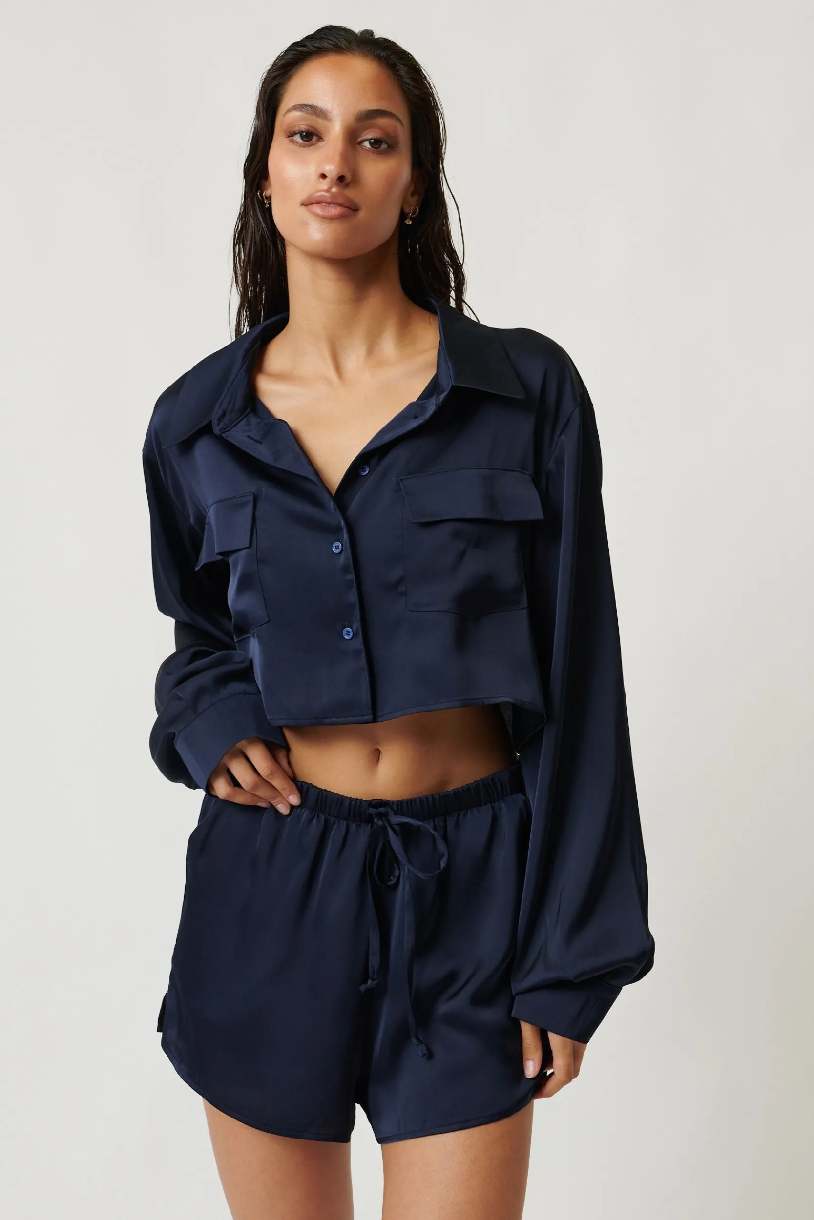 Kat The Label Gracie Shirt Ink | Camis