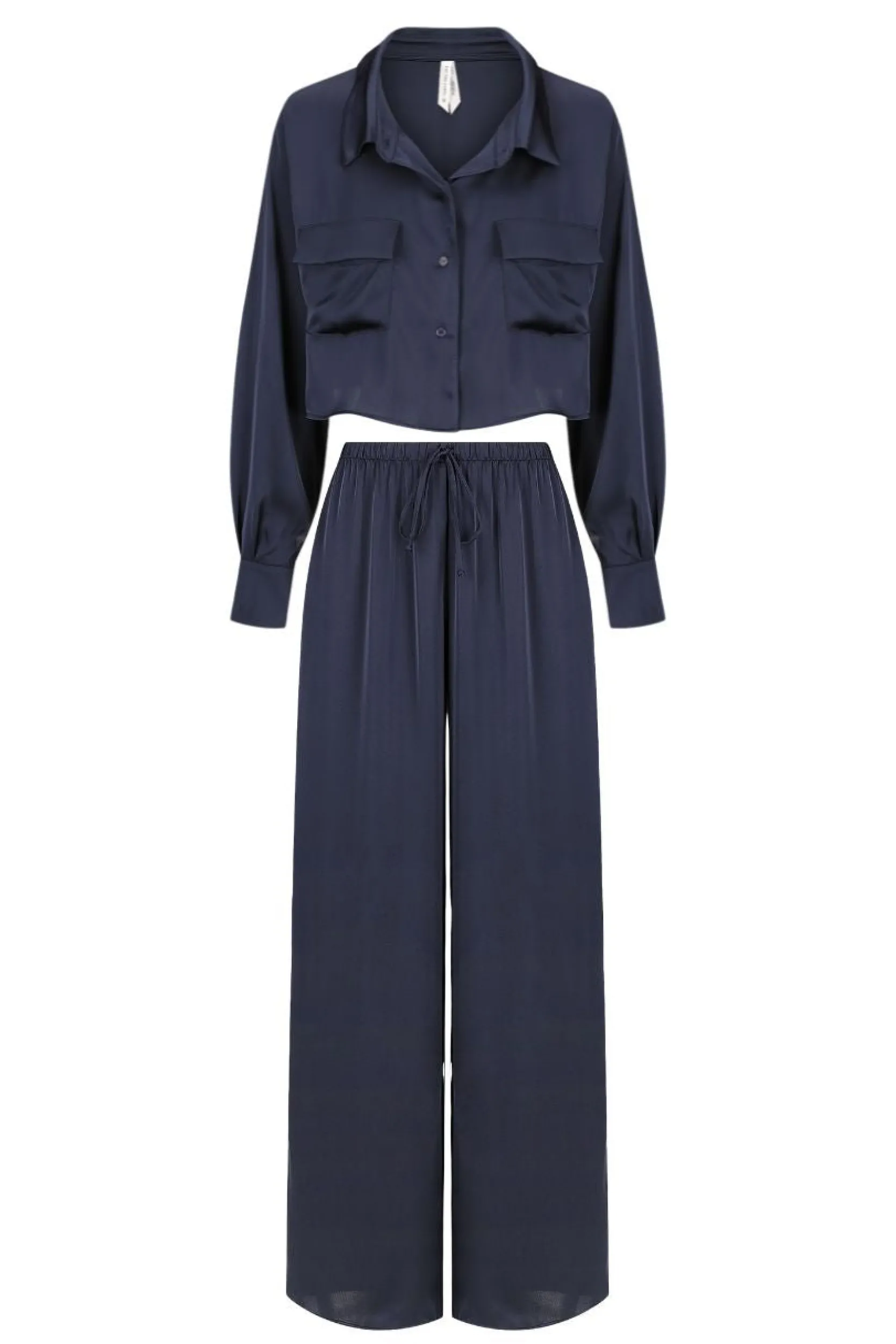 Kat The Label Gracie Shirt Pant Set Ink | Sleep Sets