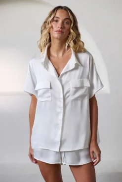 Kat The Label Gracie Short Ivory | Shorts