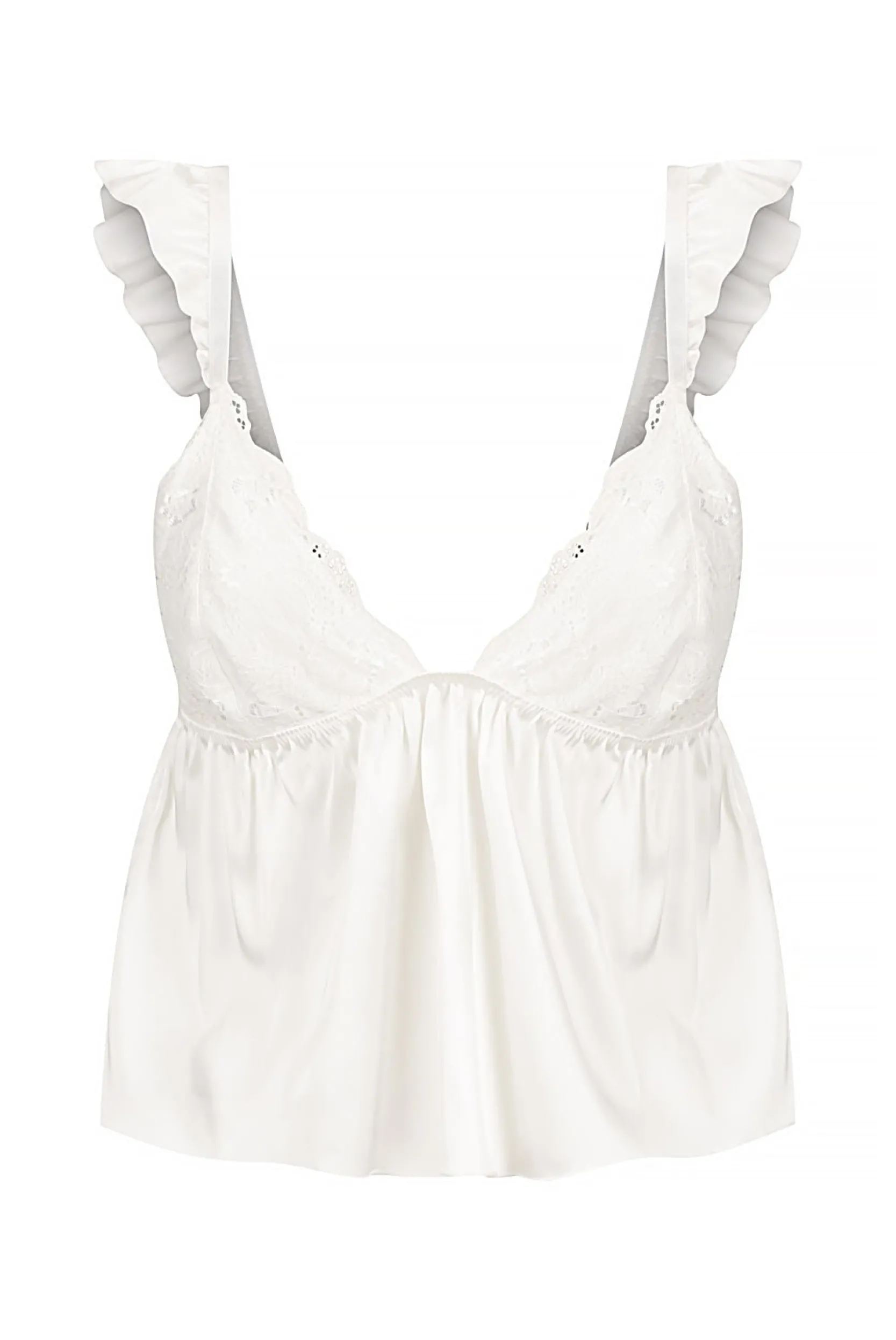 Kat The Label Hanna Camisole Snow | Camis