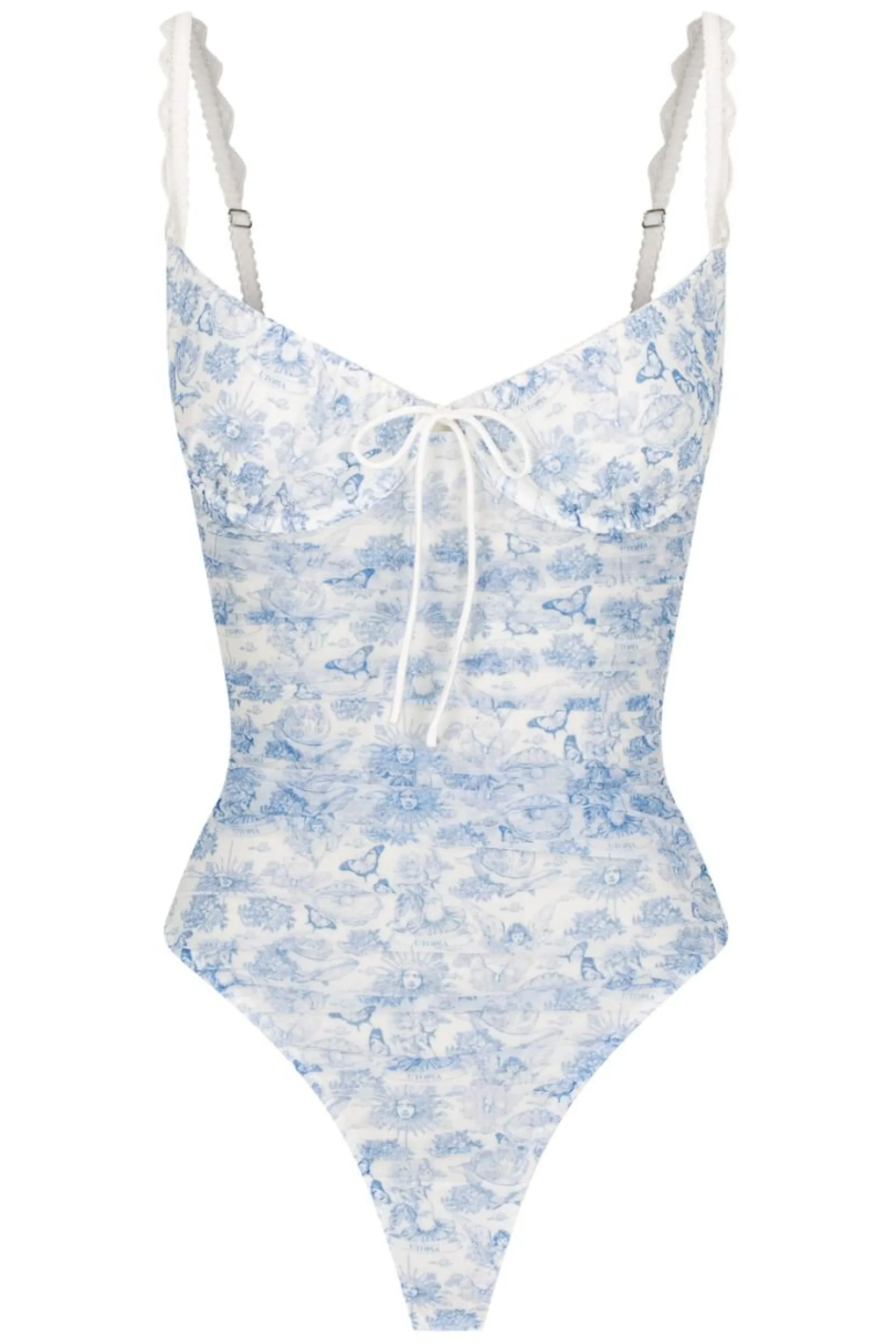 Kat The Label Hazel Bodysuit Utopia | Something Blue | Bodysuits