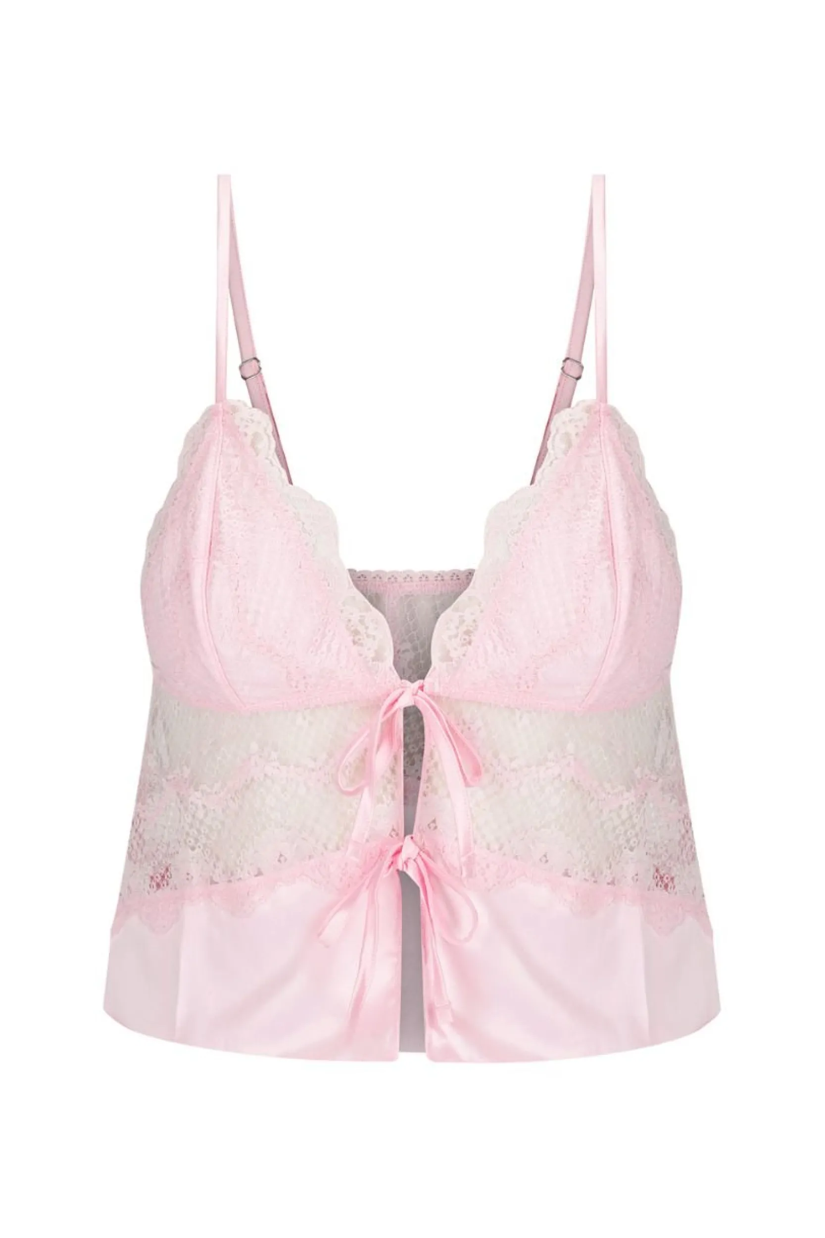 Kat The Label Lucille Camisole Flamingo Pink | Camis