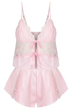 Kat The Label Lucille Set Flamingo Pink | Sleep Sets