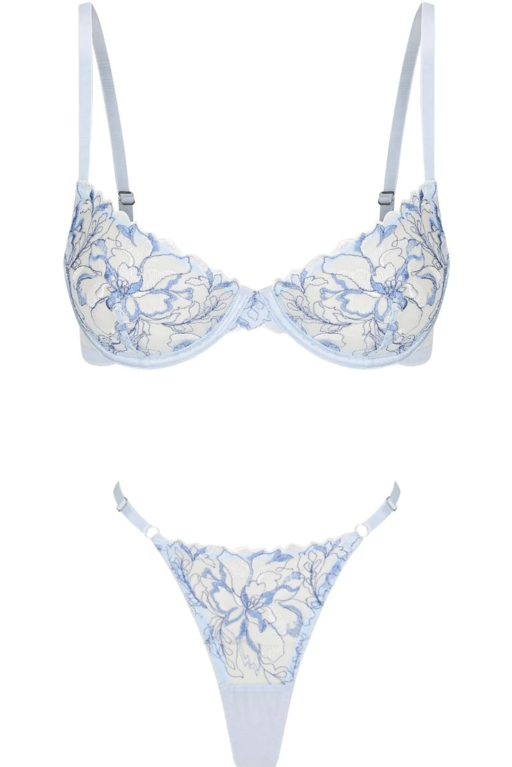 Kat The Label Margot Set | Something Blue | Underwire Sets