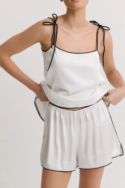 Kat The Label Piper Short Ivory | Shorts