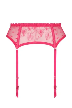Kat The Label Romeo Garter Belt Hot Pink | Garter Belts