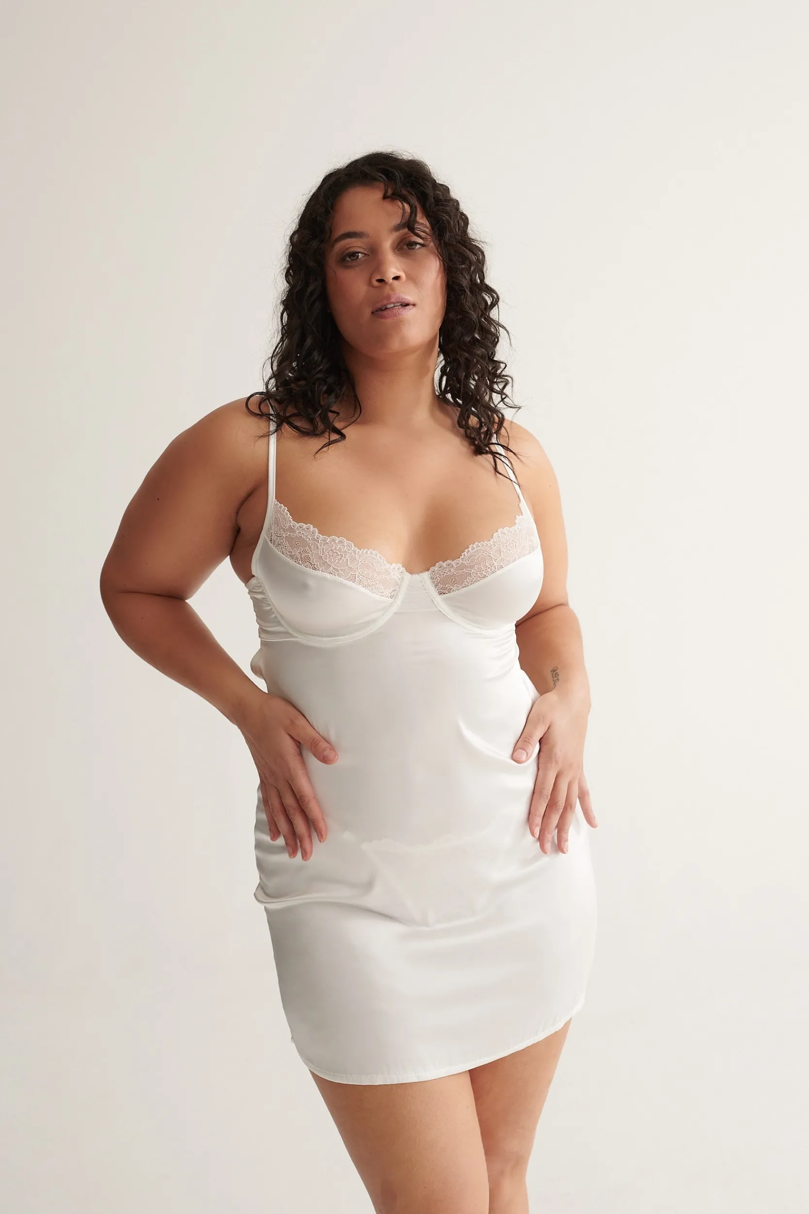 Kat The Label Sienna Slip Ivory | Slips | Slips