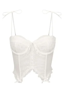 Kat The Label Sofia Corset White | Lingerie | Bustiers