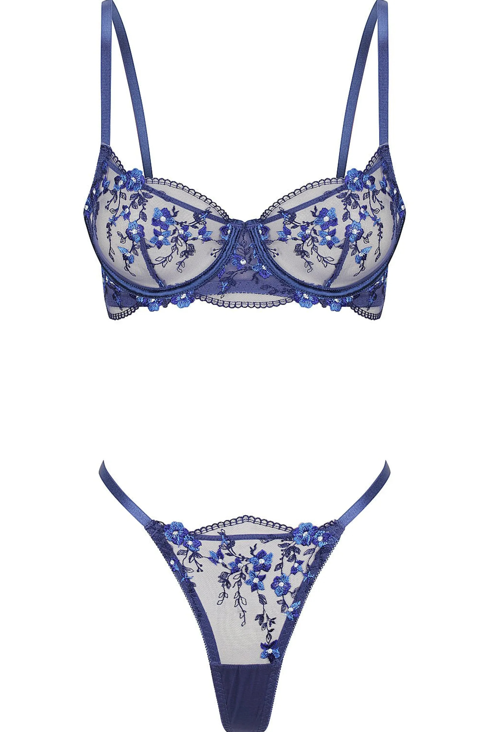 Kat The Label Sofia Set | Something Blue | Underwire Sets