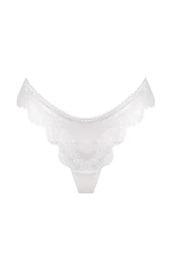 Kat The Label Sorrento Thong Ivory | Lingerie | Thongs