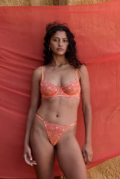 Kat The Label Tidda Set Orange | Underwire Sets